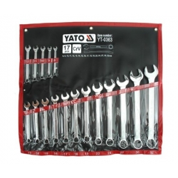 YATO Komplet kluczy płasko-oczkowych 8-32mm (YT-0363)