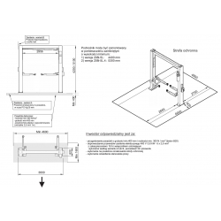 Podnośnik dwukolumnowy WERTHER 208i-5L.4 Click System - 5000 kg