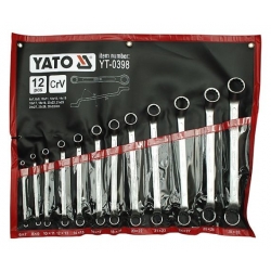 YATO Komplet kluczy oczkowych odgiętych 6-32mm (YT-0398)